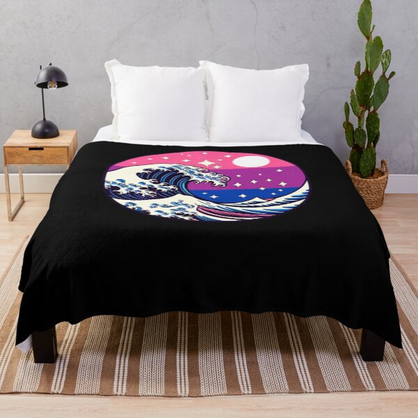 Item preview, Bisexual Pride Gay LGBT Month Japanese Art designed and sold by Kimberley King Art King Art.