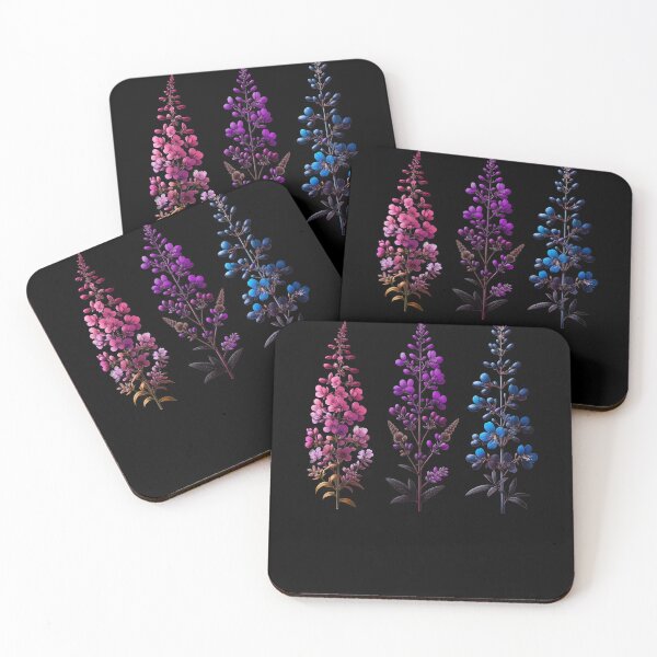 Item preview, Bisexual Pride Gay LGBT Wildflower LGBTQ Subtle Discreet designed and sold by Kimberley King Art  King Art.