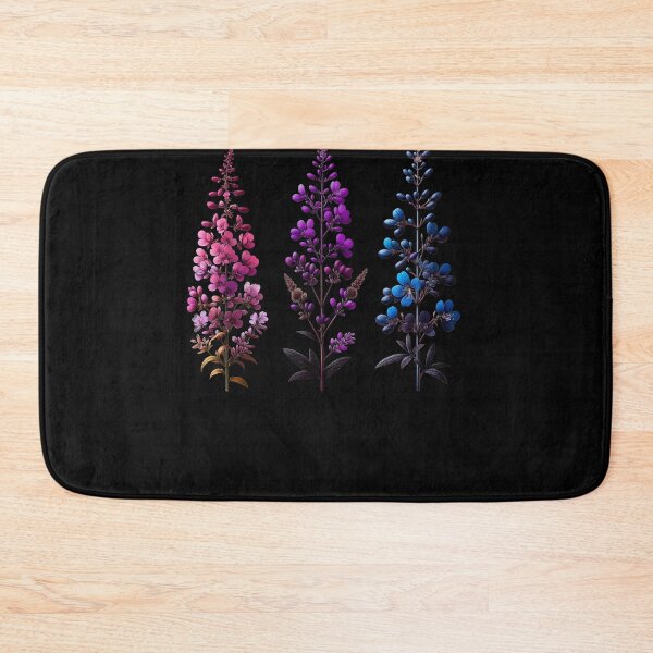Item preview, Bisexual Pride Gay LGBT Wildflower LGBTQ Subtle Discreet designed and sold by Kimberley King Art  King Art.