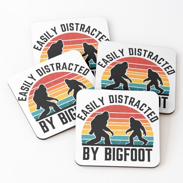 Item preview, Easily Distracted By Bigfoot  designed and sold by Meme-shirt.