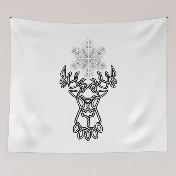 Item preview, Celtic Knot Dotwork Stag  designed and sold by BassInstinct.