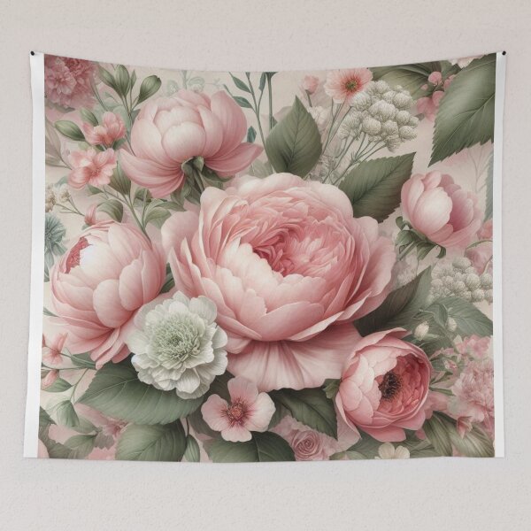 Item preview, AI Floral Motif Design – Unique Flower-Inspired Artwork for Clothing and Accessories for Women and Girls designed and sold by knalpot-design.
