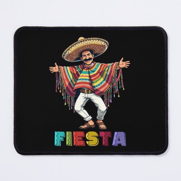 Item preview, Mexican Guy In Poncho Dancing Fiesta Cinco de Mayo designed and sold by Blok45.