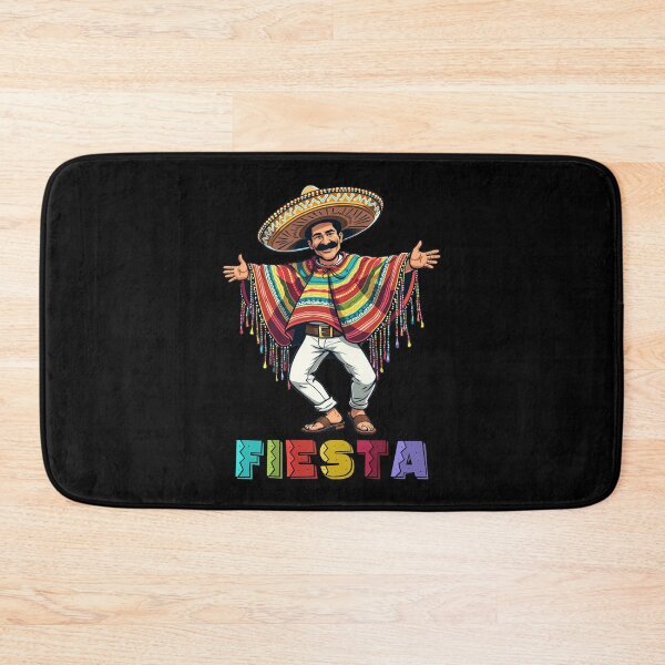 Item preview, Mexican Guy In Poncho Dancing Fiesta Cinco de Mayo designed and sold by Blok45.