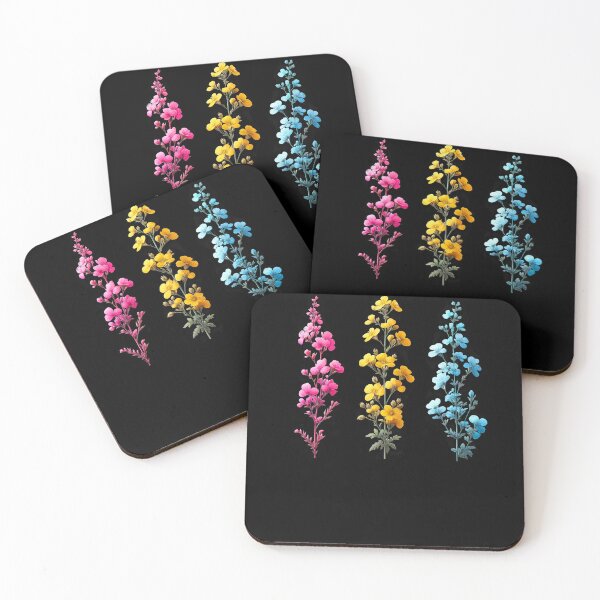Item preview, Pansexual Pride Queer LGBT Wildflower LGBTQ designed and sold by Kimberley King Art  King Art.