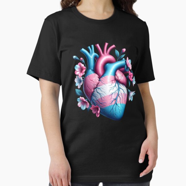 Item preview, Transgender Pride Flag LGBT Heart LGBTQ designed and sold by Kimberley King Art  King Art.