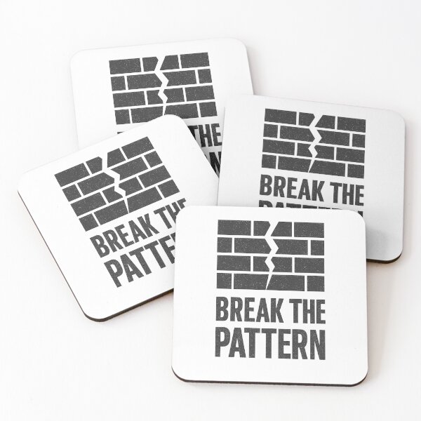 Item preview, BREAK THE PATTERN – Brick Wall of Defiance designed and sold by PastimeMastery.
