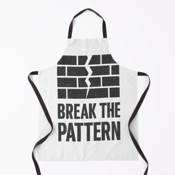 Item preview, BREAK THE PATTERN – Brick Wall of Defiance designed and sold by PastimeMastery.
