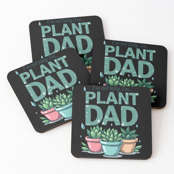 Item preview,  I’m Not Lazy, I’m a Plant Dad – Funny Succulent Lover Design designed and sold by Jason123za.