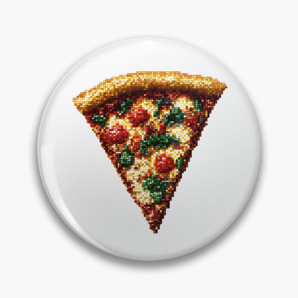 Item preview, Pixel Art: Pixelated Pizza designed and sold by bapupa.