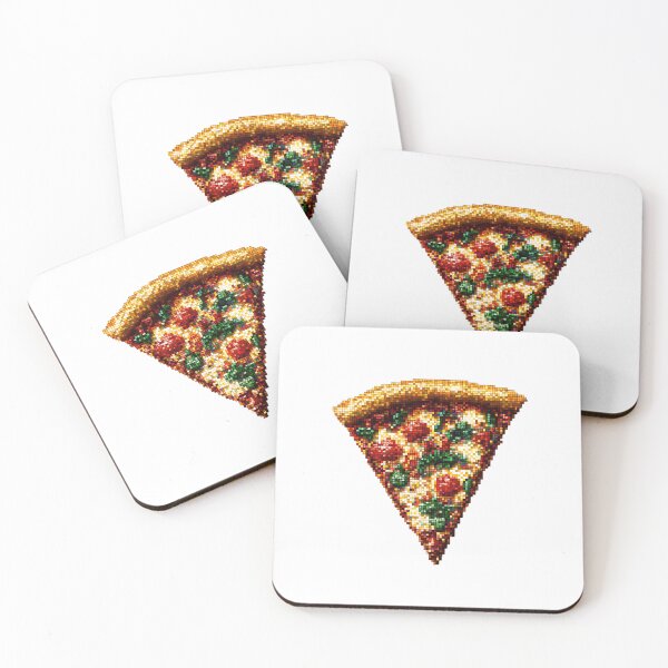 Item preview, Pixel Art: Pixelated Pizza designed and sold by bapupa.