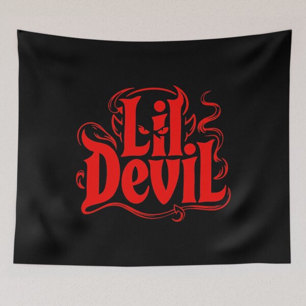 Item preview, Lil Devil Gothic Halloween Funny Demon Horror Fall Goth designed and sold by w1ckerman.