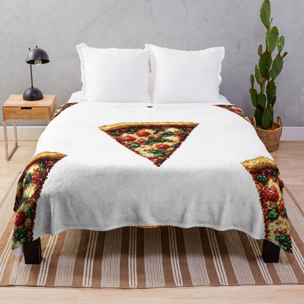 Item preview, Pixel Art: Pixelated Pizza designed and sold by bapupa.