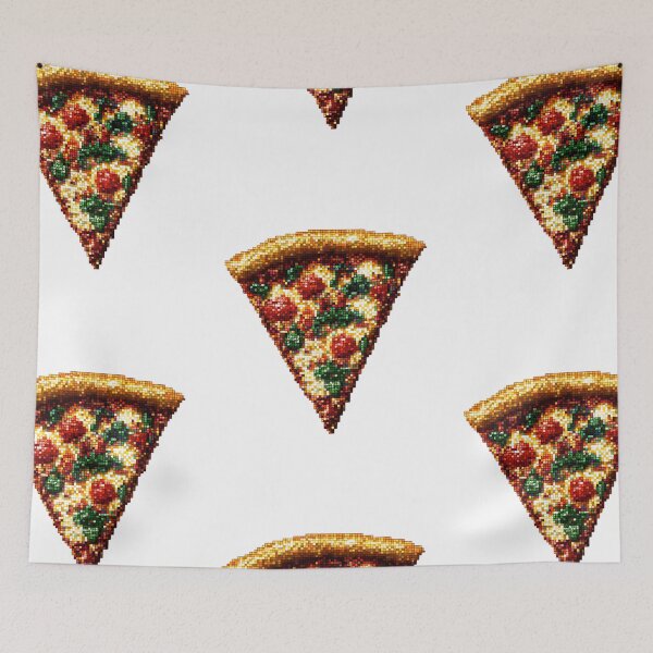 Item preview, Pixel Art: Pixelated Pizza designed and sold by bapupa.