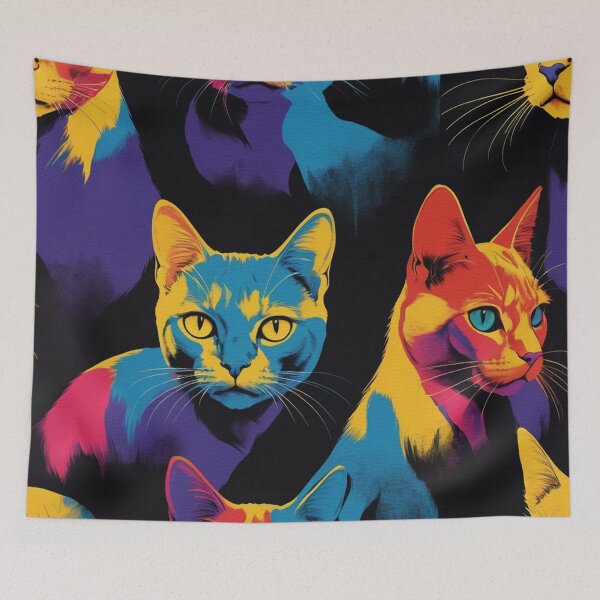 Item preview, Cat Background Design Illustration designed and sold by Erlin Rudho.