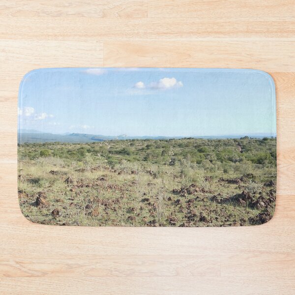 Item preview, A flat rocky wilderness landscape in Kajiado in Kenya. designed and sold by Jamesk82.