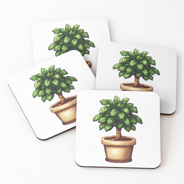 Item preview, Pixel Art Potted Plant designed and sold by bapupa.
