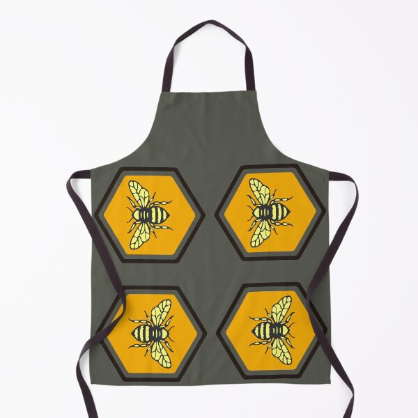 Item preview, Honeycomb Bee Pattern designed and sold by BRU Design.
