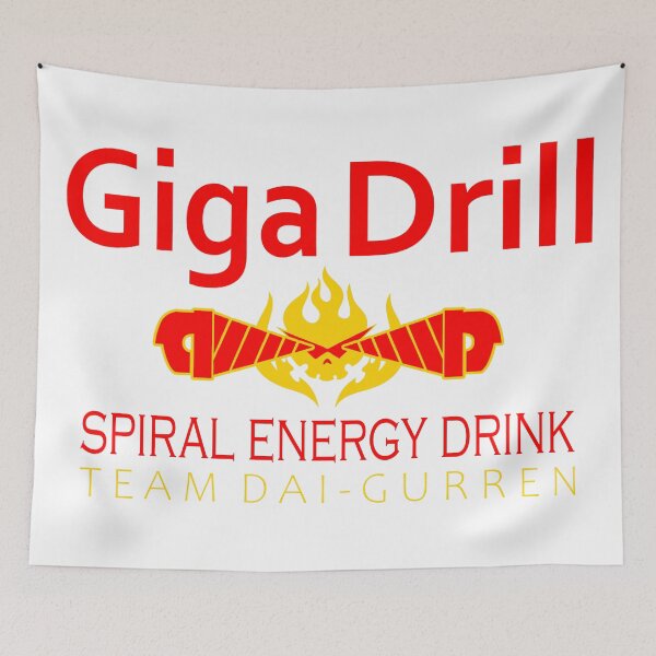 Item preview, Giga Drill Energy Drink designed and sold by BassInstinct.