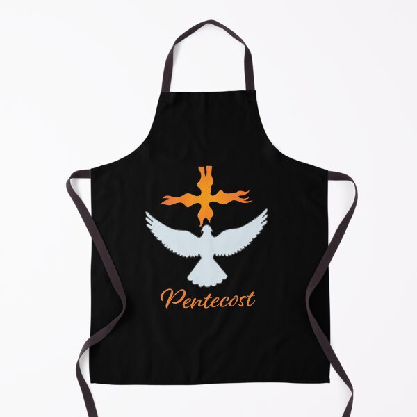 Item preview, Pentecost Sunday Art – Holy Spirit Dove with Flames of Fire Christian Design designed and sold by CrossCrafted.