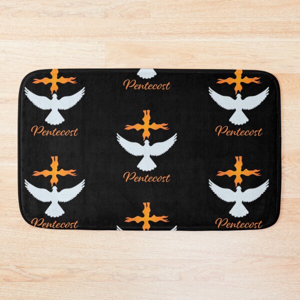 Item preview, Pentecost Sunday Art – Holy Spirit Dove with Flames of Fire Christian Design designed and sold by CrossCrafted.