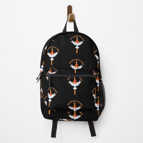 Item preview, Pentecost Sunday Art – Holy Spirit Dove with Flames of Fire Christian Design designed and sold by CrossCrafted.