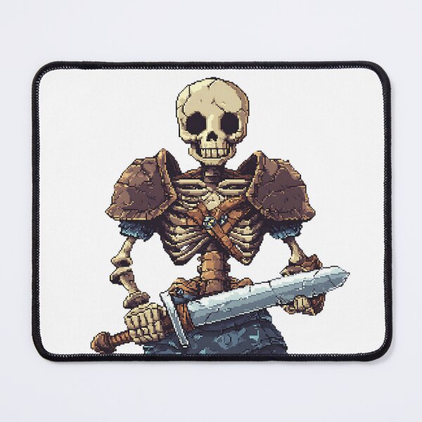 Item preview, Pixel Art: Pixelated Skeleton designed and sold by bapupa.