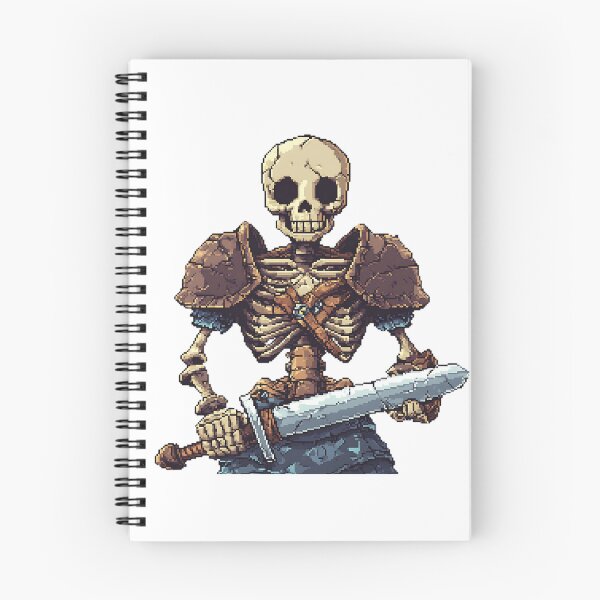 Item preview, Pixel Art: Pixelated Skeleton designed and sold by bapupa.