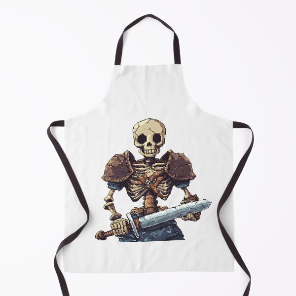 Item preview, Pixel Art: Pixelated Skeleton designed and sold by bapupa.