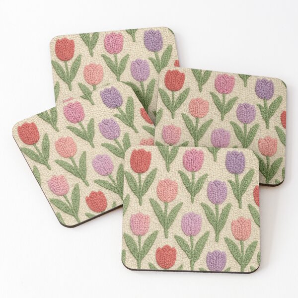 Item preview, Colorful Crochet Tulips designed and sold by crazypattern.