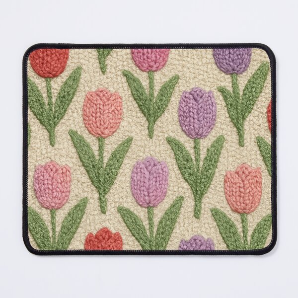 Item preview, Colorful Crochet Tulips designed and sold by crazypattern.