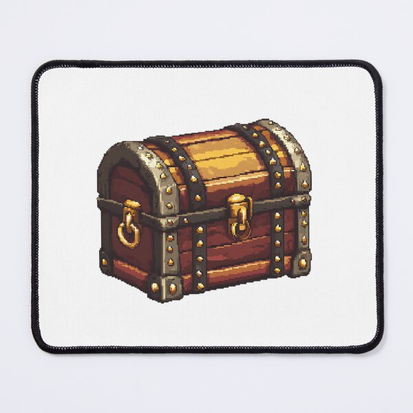 Item preview, Retro Pixel Art: 8-bit Treasure Chest designed and sold by bapupa.