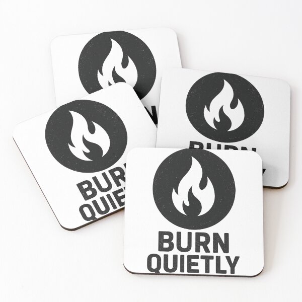 Item preview, BURN QUIETLY – Flame of Inner Power designed and sold by PastimeMastery.