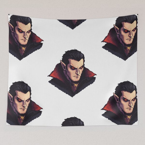 Item preview, Pixel Art: Pixelated Vampire designed and sold by bapupa.