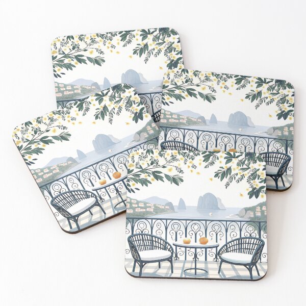 Item preview, Capri View from Balcony  designed and sold by CloudReverie.