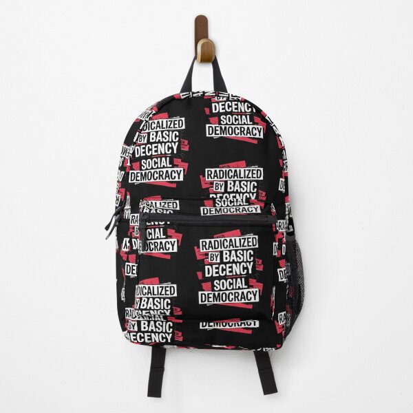 Item preview, Radicalized By Basic Decency Social Democracy designed and sold by SignumShop.