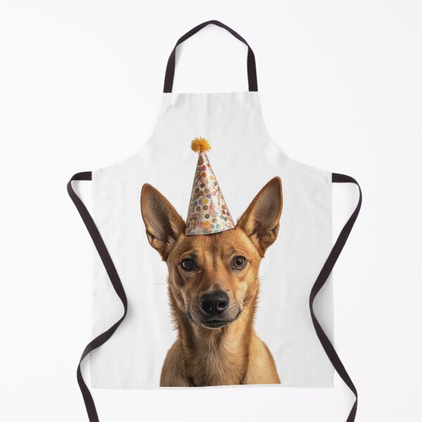 Item preview, Funny Dingo Wearing Birthday Party Hat designed and sold by LazyOwlStore.