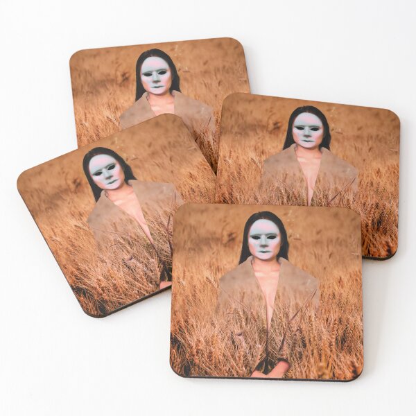 Item preview, Woman with a Mask in a Field designed and sold by Frida Why.
