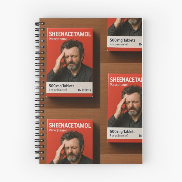 Item preview, Michael Sheen + Sheenacetamol designed and sold by Sheenposting.