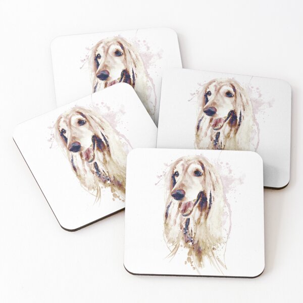 Item preview, Afghan Hound Watercolor Portrait designed and sold by caracatita75.