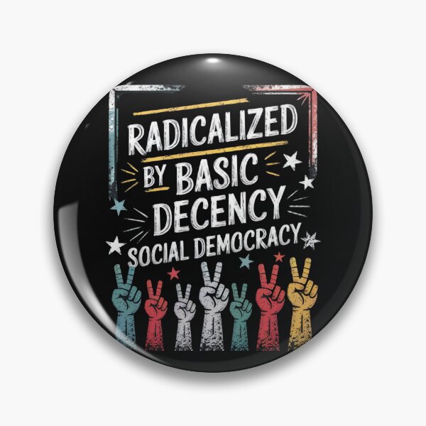 Aperçu de l'œuvre Radicalisé par la décence élémentaire de la social-démocratie créée et vendue par SignumShop.