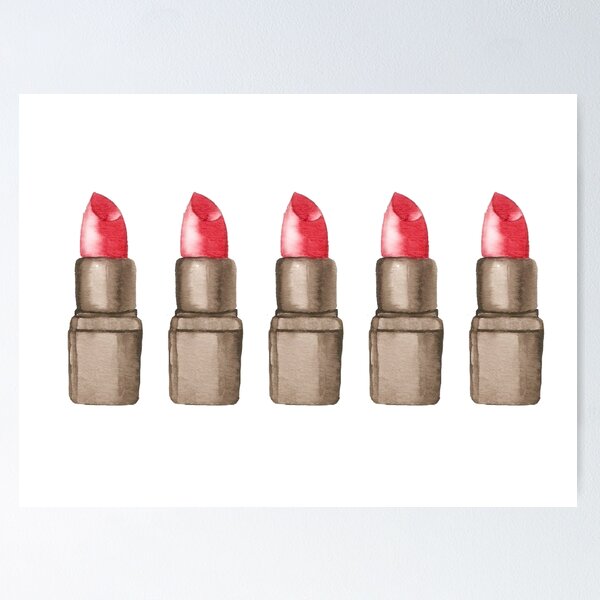 Item preview, Red lipsticks designed and sold by kuallidesigns.