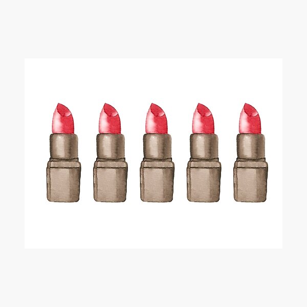 Item preview, Red lipsticks designed and sold by kuallidesigns.