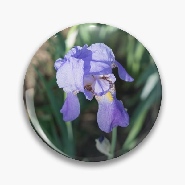 Item preview, Dreamy Garden with a Vibrant Violet Iris Blossom designed and sold by Georgia Mizuleva.