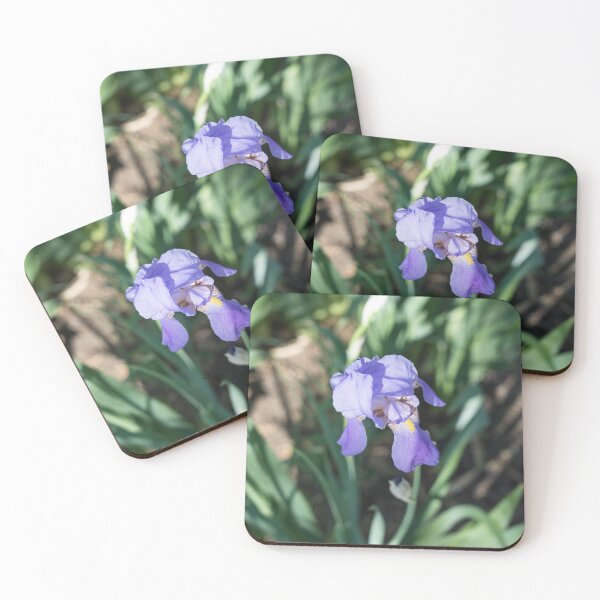 Item preview, Dreamy Garden with a Vibrant Violet Iris Blossom designed and sold by Georgia Mizuleva.