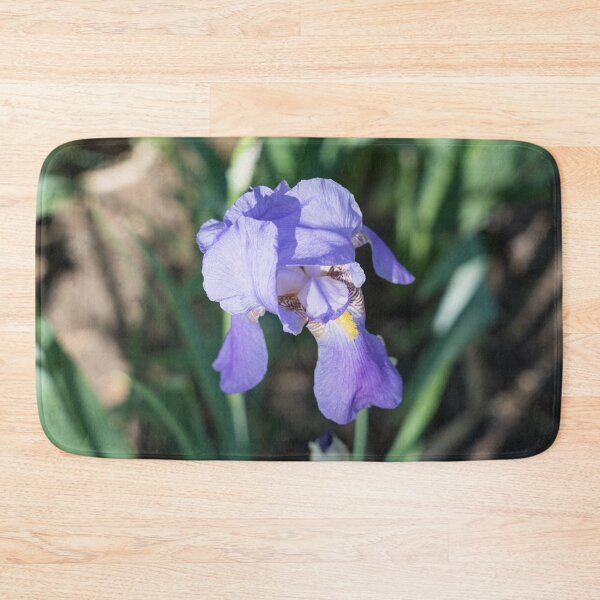 Item preview, Dreamy Garden with a Vibrant Violet Iris Blossom designed and sold by Georgia Mizuleva.