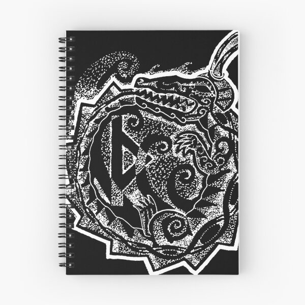 Item preview, Celtic Dotwork Mischief  Alligator (White) designed and sold by BassInstinct.