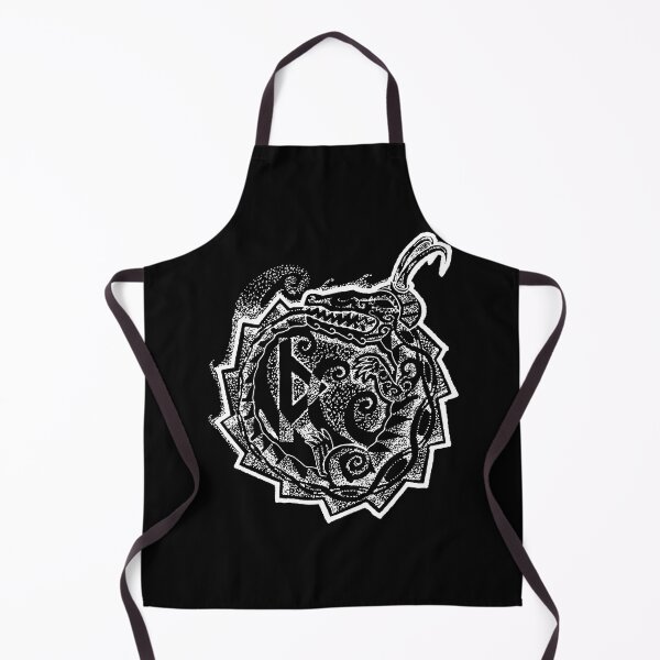 Item preview, Celtic Dotwork Mischief Alligator (White) designed and sold by BassInstinct.