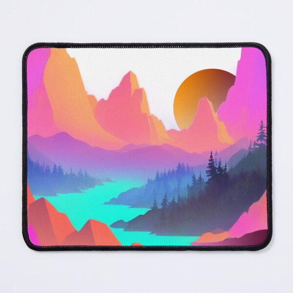 Item preview, Pink-Tipped Peaks designed and sold by SketchNStyle.