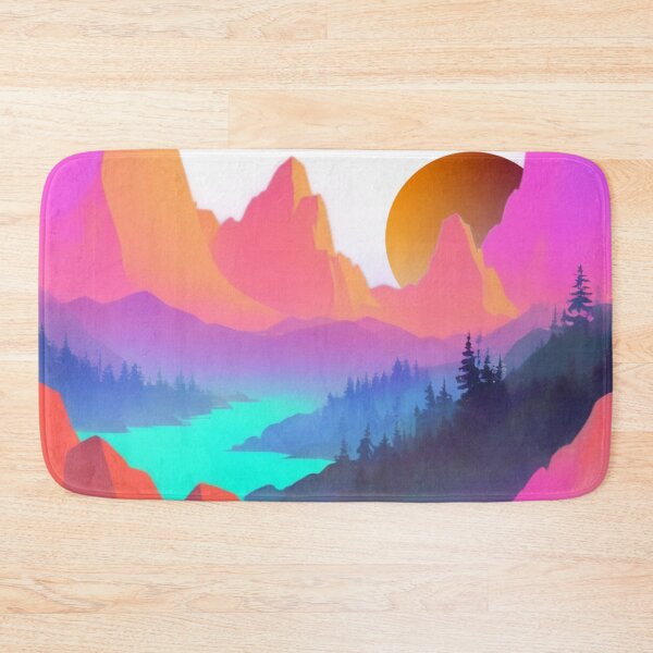 Item preview, Pink-Tipped Peaks designed and sold by SketchNStyle.